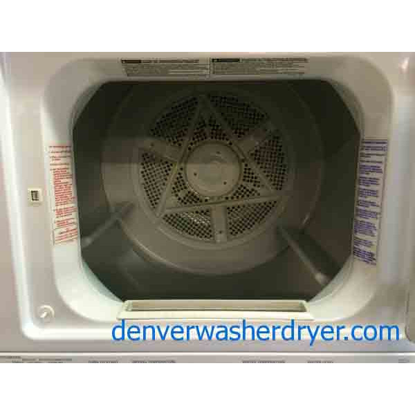 Kenmore Stack Washer/Dryer, Full Size 27″, Super Capacity, Super Nice!