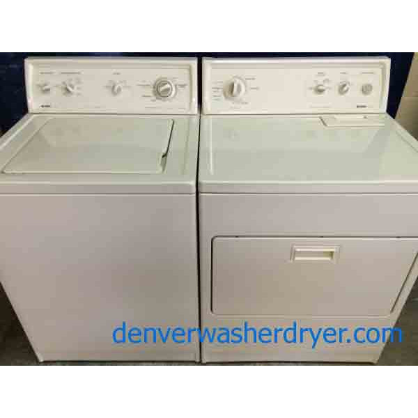Beautiful, Matching, Bisque Washing Machine and Dryer
