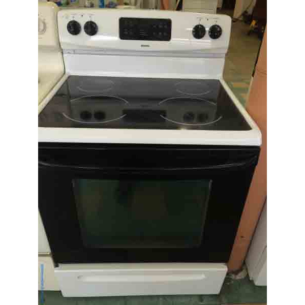Nice Glass Top 30" Self Cleaning Stove, Kenmore, Electric 2296 Denver Washer Dryer