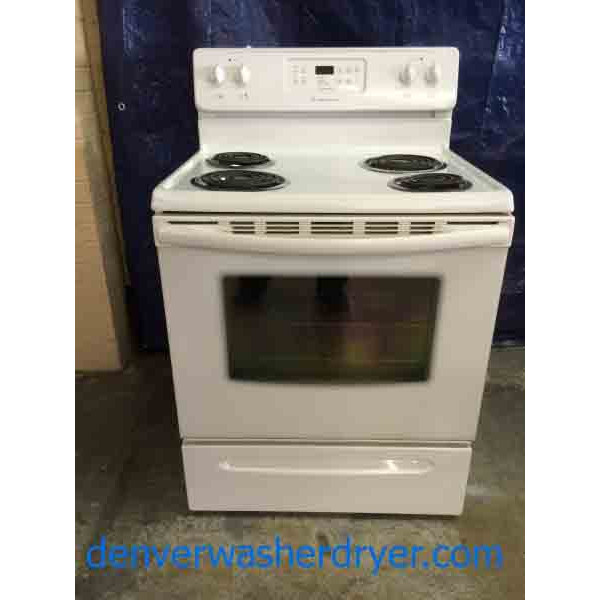 Very Nice White Frigidaire Stove, Great Condition!