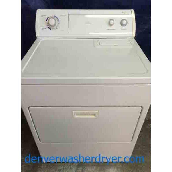 Whirlpool Dryer, Super Capacity, Heavy Duty