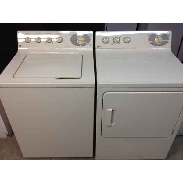 Beautiful Matching GE Profile Washer/Gas Dryer