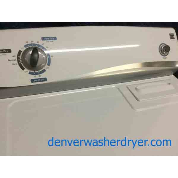 Full-Size Kenmore Washer|Dryer Set, 220v, 6-Month Warranrty