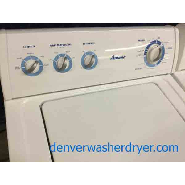 Amana (Maytag) Washer Dryer Set, Direct-Drive, Super Capacity, 220v