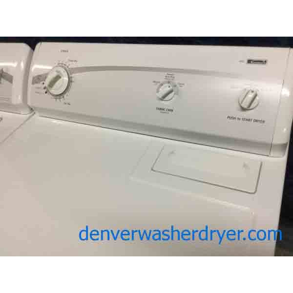 Classic Kenmore Direct-Drive Washer Dryer Set, Super Capacity, 1-Year Warranty, 220v