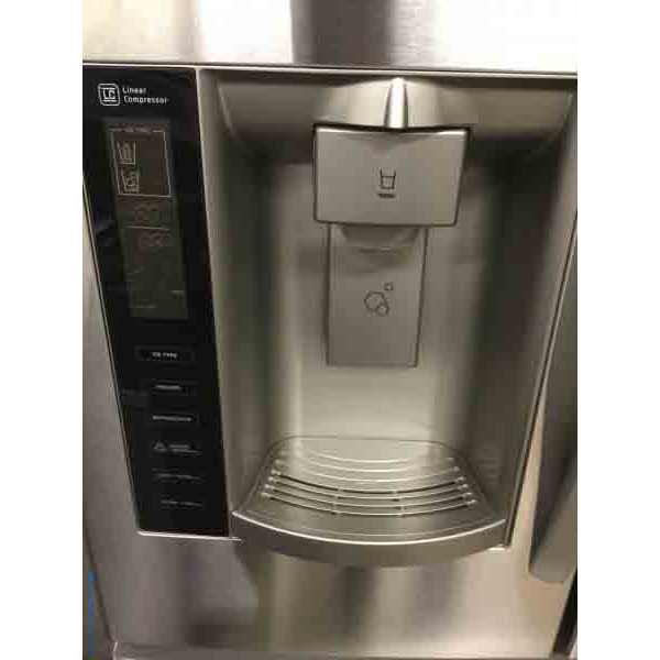Stainless Refrigerator, LG, Inverter Compressor, InDoor Water, French