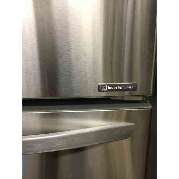 Stainless Refrigerator, LG, Inverter Compressor, In-Door Water, French Door, 24.7 Cu. Ft.