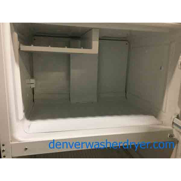 Discount Refrigerator, 16 Cu. Ft., White, Top-Mount Freezer, Clean, Works Great!