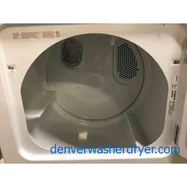 Brand-New Gas Dryer, Amana(Maytag) White, 29″ Wide, Gas/LP, Super Capacity!