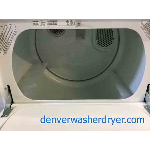 Wonderful Whirlpool Dryer, Electric, 29″ Wide, White, Quality Refurbished!