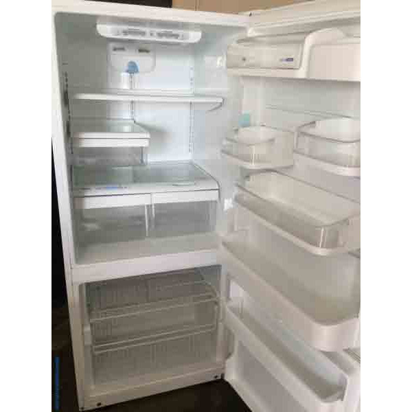 Bottom-Mount LG Refrigerator, White, 19.7 Cu. Ft, 1-Year Warranty!