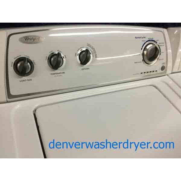 Wonderous Whirlpool Washer Dryer Set, Super Capacity, 1-Year Warranty!