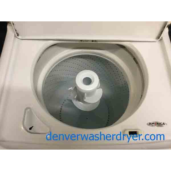 Maytag Washing Machine w/Agitator, Electric Dryer, Commercial Technology, 1-Year Warranty!