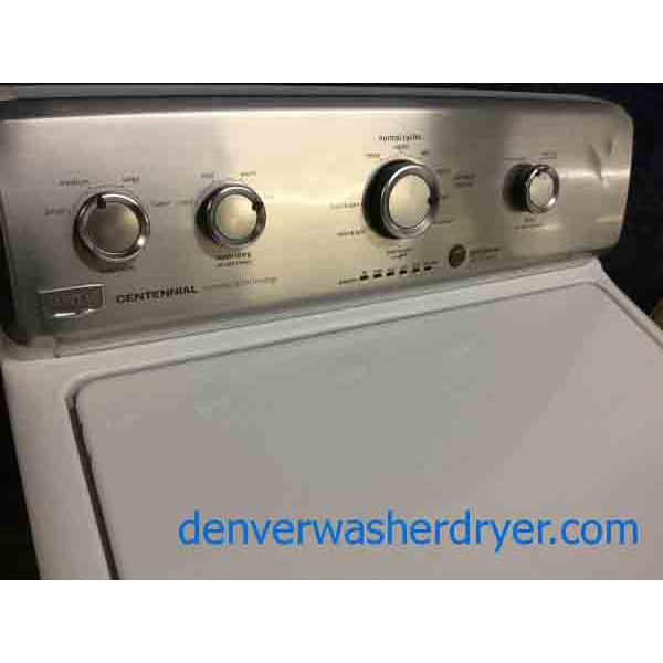 Maytag Washing Machine w/Agitator, Electric Dryer, Commercial Technology, 1-Year Warranty!