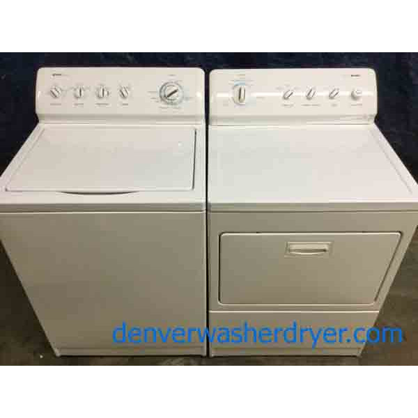 Heavy-Duty Kenmore 800 Series Washer Dryer Set, Electric, King Size Capacity!