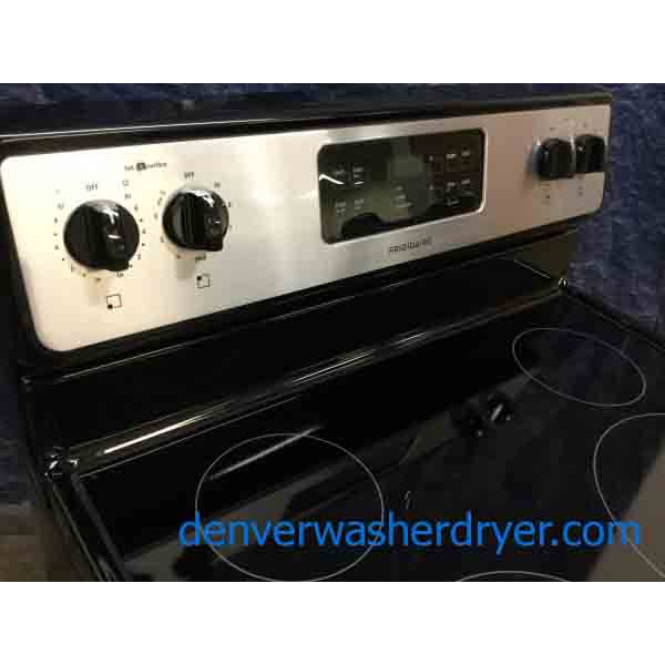 Fantastic Frigidaire, Self Cleaning, Stainless Stove, Glass-Top, Clean and Working Great!