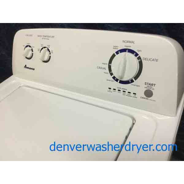 American Made Amana Washing Machine with Agitator! Full-Size, 1-Year Warranty!