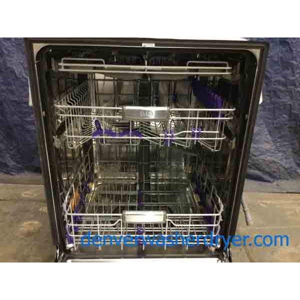 Used Stainless LG Dishwasher, Direct-Drive, Hidden Control, 3-Racks