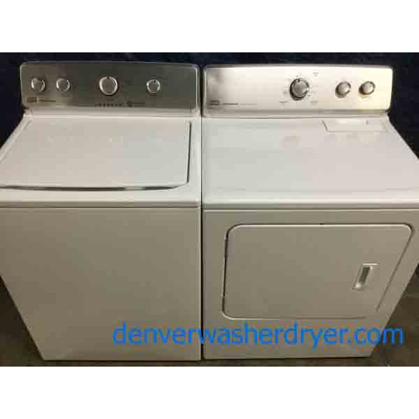 Maytag Washing Machine w/Agitator, Electric Dryer, Commercial Technology, 1-Year Warranty!