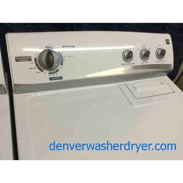 Slick Kenmore Washer Dryer Set, Full-Size, Newer Models, 1-Year Warranty!