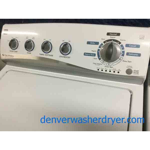 Slick Kenmore Washer Dryer Set, Full-Size, Newer Models, 1-Year Warranty!