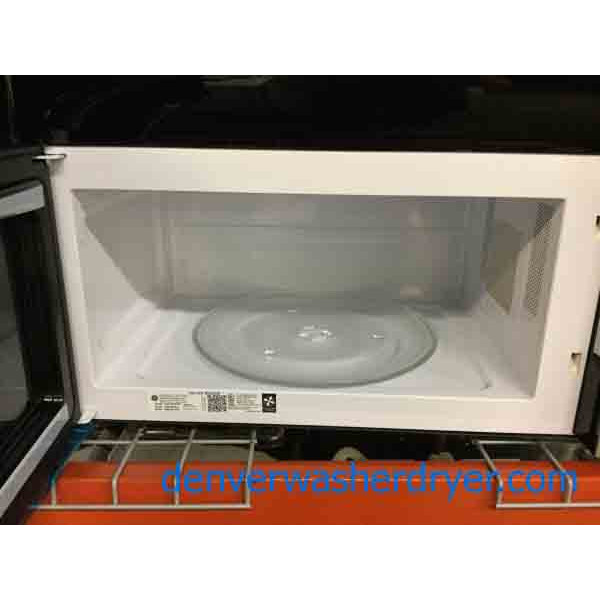 Brand-New Stainless GE Microwave, Over-The-Range, 1.6 Cu. Ft, 1000W, 1-Year Warranty
