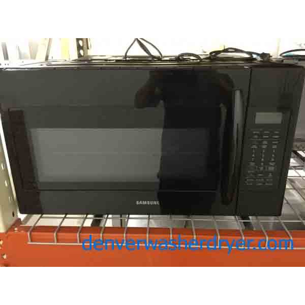 NEW! Samsung Over-the-Range Microwave, Black, 1.8 Cu. Ft, 1000W, 1-Year Warranty!