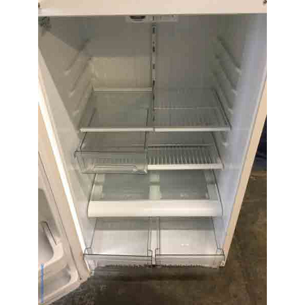 Used GE Refrigerator, Almond Color, 18 Cu. Ft., Clean and Cold, 1Year