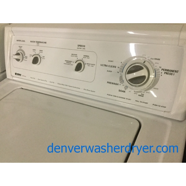 Best Washer Ever Made! 27″ Heavy-Duty Kenmore 80-Series Top-Load Direct-Drive (3.8 Cu. Ft.) Washer w/Agitator, 1-Year Warranty