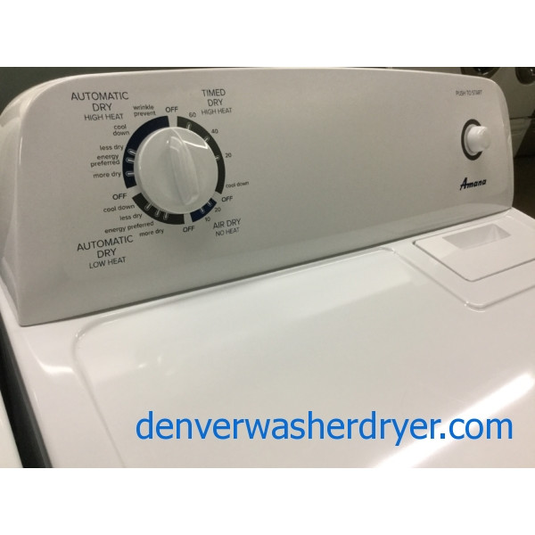 Amazing Amana (Maytag) Washer Dryer Set, Electric, Full-Sized, Newer Models, 1-Year Warranty!