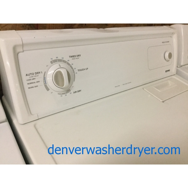 XL Capacity Kenmore (Whirlpool) Electric Dryer, “Flat Back,” Heavy-Duty, Quality Refurbished, 1-Year Warranty!