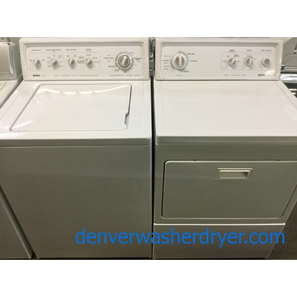 The Best Kenmore 90-Series Set Ever Made, 27″ Top-Load Washer & 27″ Electric Dryer, Quality Refurbished, 1-Year Warranty