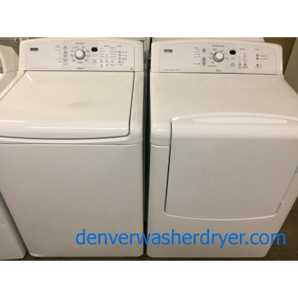 Fantastic Kenmore (Whirlpool) Elite Oasis Set, Direct-Drive HE Energy Star Washer w/Agitator & Electric Over-Sized Dryer, Quality Refurbished, 1-Year Warranty!