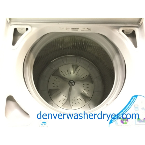 Over-Sized Quality Refurbished Whirlpool Cabrio Platinum Direct-Drive HE Energy-Star Washer & Electric Dryer, 1-Year Warranty