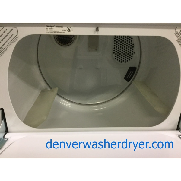 Heavy-Duty Direct-Drive Washer Dryer Set, Whirlpool, Commercial Quality, Electric, Quality Refurbished, 1-Year Warranty!