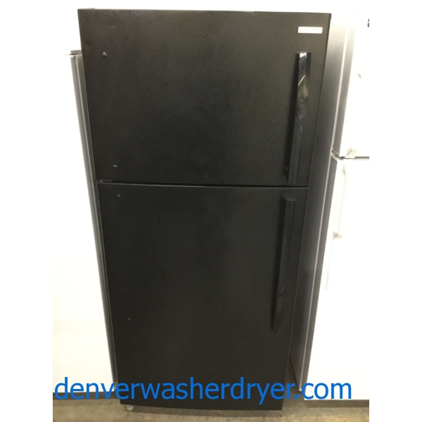 Brand-New Insignia (Haier) Top-Mount Refrigerator in Black, 18 cu. ft., 1-Year Warranty!