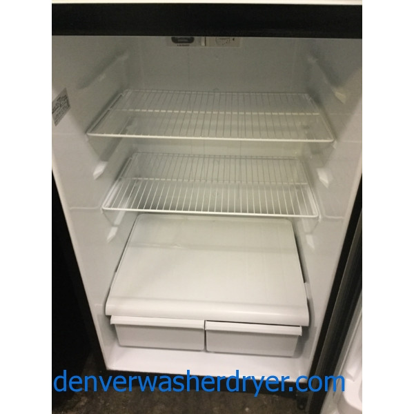 Hotpoint (GE) Smudge-Proof Stainless Top-Mount Refrigerator, 17 cu. ft., Works Great, 1-Year Warranty!