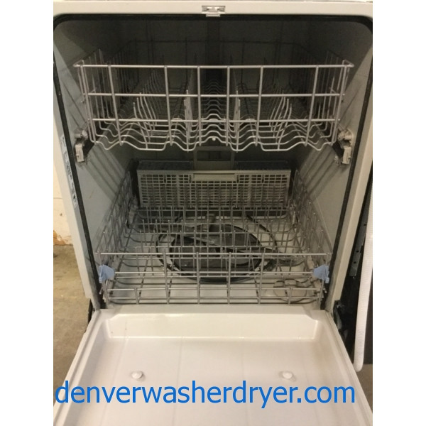 Brand Spankin’ New Whirlpool Dishwasher, Black, Plastic Tub, Front-Control, Perfectly Working, 1-Year Warranty!