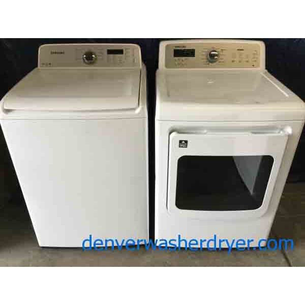 Eco-Friendly, HE Samsung Washer & Steam Dryer Set
