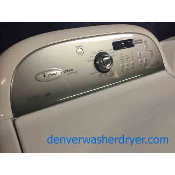 H.E. Whirlpool Cabrio Platinum Washer and Dryer!