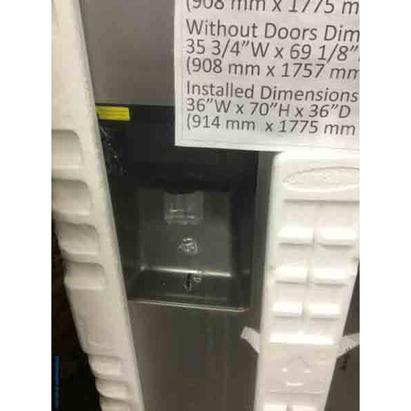 New-In-Box Samsung Refrigerator, Stainless, 24.7 Cu. Ft.