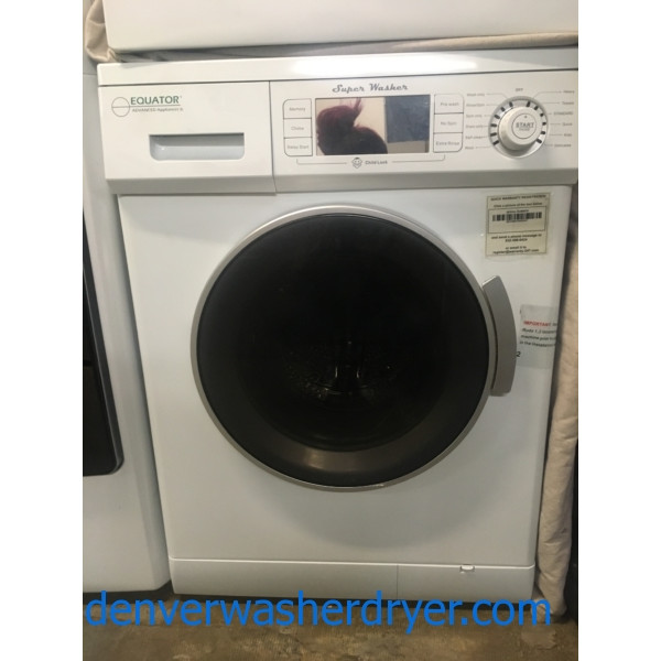 Brand-New 24″ Equator Front-Load Washer, 1-Year Warranty