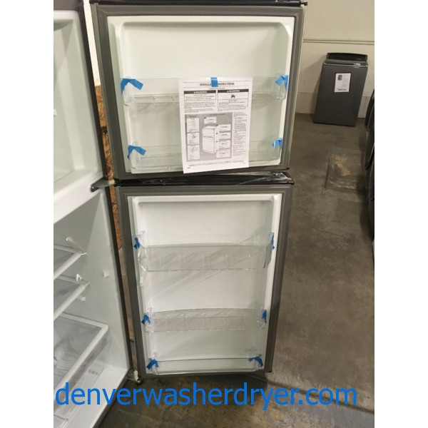 25″ BRAND-NEW Whirlpool Top-Freezer (10.7 Cu. Ft.) Refrigerator, 1-Year Warranty