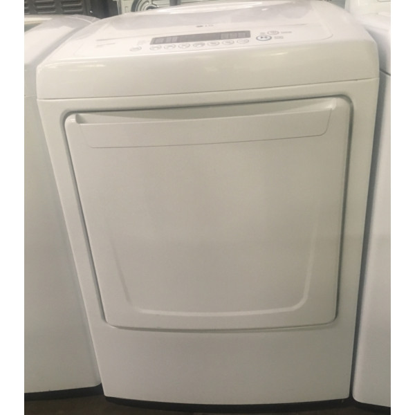 27″ LG HE Top-Load Washer & HE Electric Dryer w/Sound-Reduction Technology, 1-Year Warranty