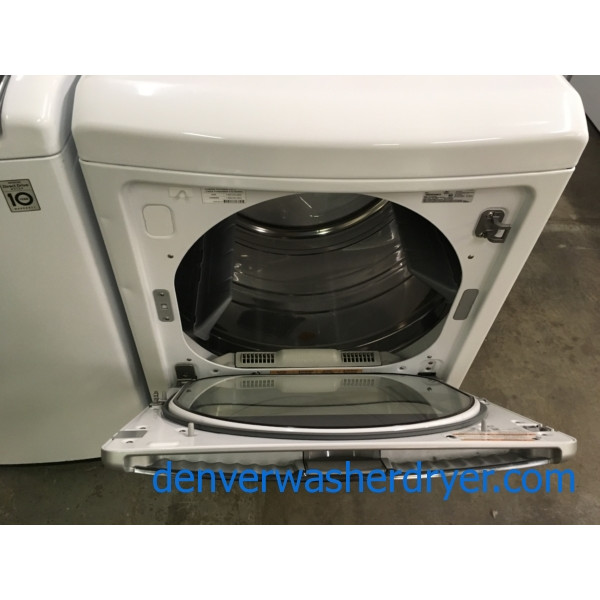 Brand New LG Top-Load HE Direct-Drive Washer, *GAS* HE Dryer, Mega Capacity, 1-Year Warranty