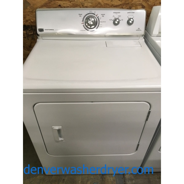 Maytag Electric Dryer with HE Sensor-Dry, White, Super Capacity, 1-Year Warranty