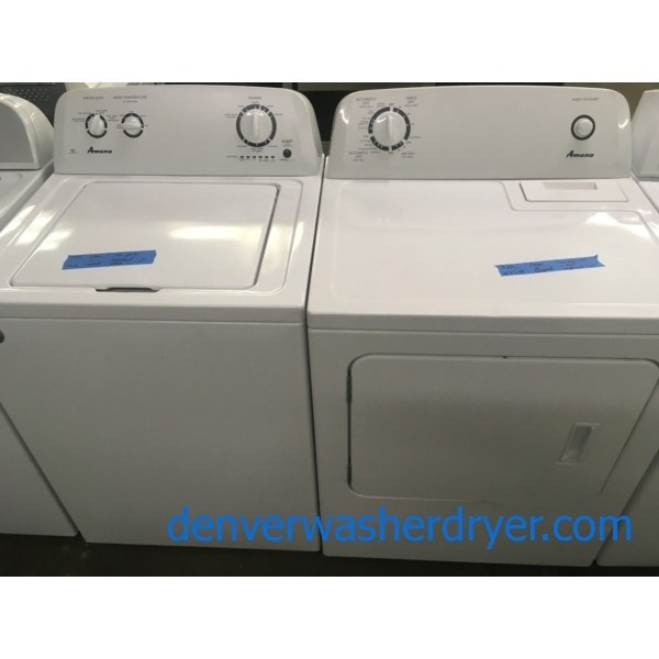 Amana (Maytag) Top-Load Washer Dryer Set HE