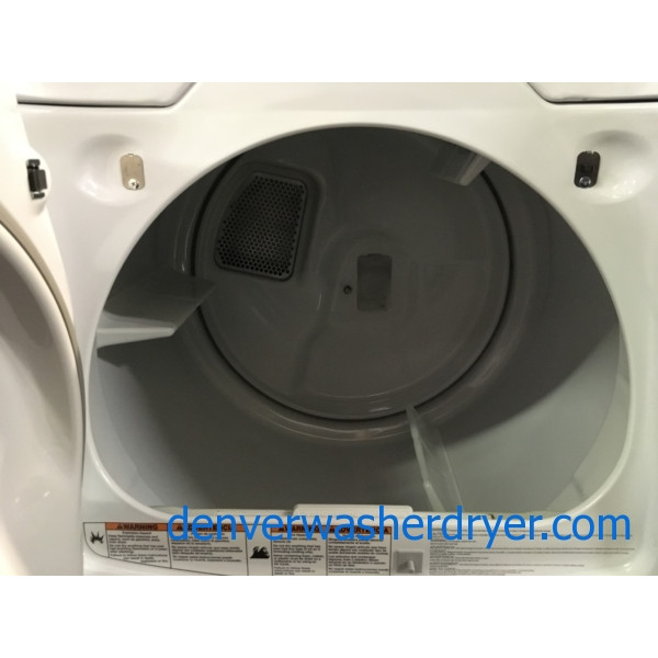 Perfect Whirlpool Cabrio Platinum Washer/Dryer Set, HE, Energy Star, Direct-Drive, 1-Year Warranty!