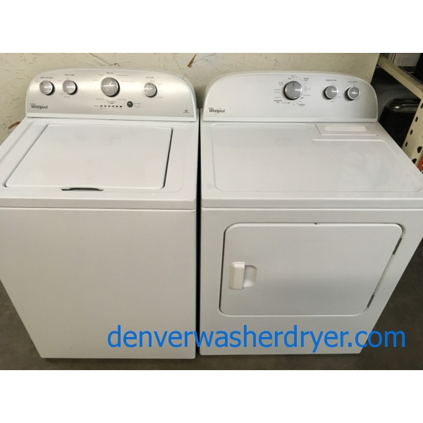 New Whirlpool Washer, Lightly Used Whirlpool Dryer. 2-Year Warranty!