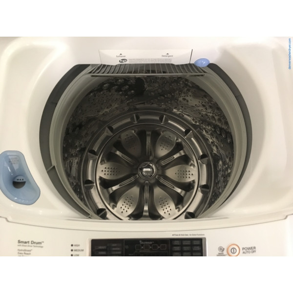 LG Top-Load Washer and Dryer Set, Direct-Drive, HE, Wrinkle Care Option, Electric, Quality Refurbished, 1-Year Warranty!